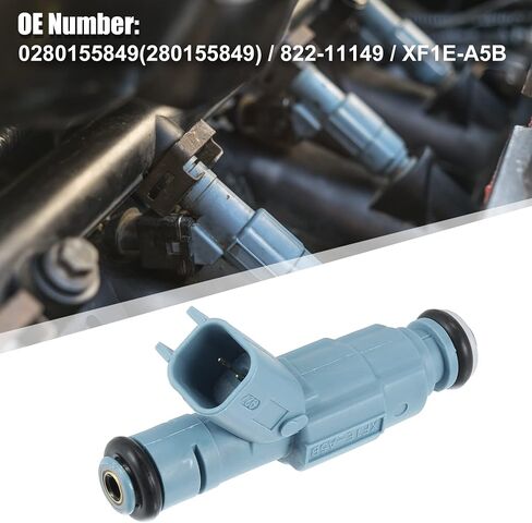 X AUTOHAUX 8 قطعة فوهة حقن الوقود 0280155849 لدودج دورانجو داكوتا لسيارة جيب جراند شيروكي لفوهة كرايسلر 53032704AB 4.7L V8 in Saudi Arabia