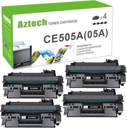 Aztech 58X CF258X M404n Black High Yield Toner Cartridge Replacement for HP 58X CF258X 58A CF258A for HP Pro M404n M404dn MFP M428fdw M428fdn M404dw M428dw M404 M428 M406 Printer Ink (4-Pack) in Saudi Arabia