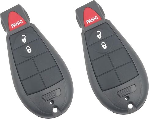 Replacement Keyless Entry Remote Key Fob Shell Case Fit for 2013-2018 Dodge Ram Truck 1500 2500 3500 GQ4-53T 56046953 (1) in Kuwait