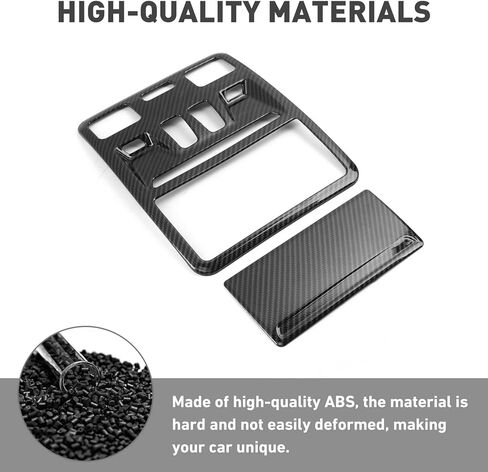 Front Reading Light Lamp Trim Panel Cover Compatible with Bronco Sport 2021-2024+, Roof Top Reading Light Lamp Cover Trim (Carbon Fiber) in Saudi Arabia