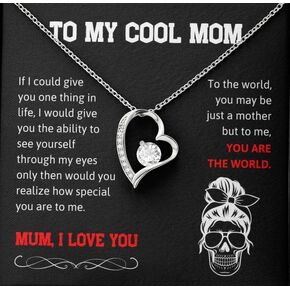 To My Mom Necklace From Son, To My Mom Necklace, Mothers Day Necklace From Son Daughter To Mom Gifts, Loving Mother Necklace