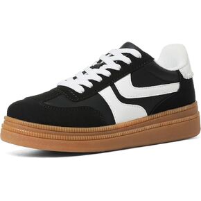 Lovee Cosee Platform Sneakers for Women Lace up Tennis Shoes Walking Dressy Comfortable Casual Fashion Retro Sneakers Vintage Shoes Street Style