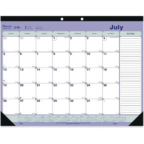 Blueline® Academic Monthly Desk Pad Calendar, 13 Months, July 2024 to July 2025, 21.25" x 16" (CA181731-25)