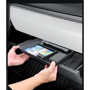 tesla cybertruck accessories Glove Box Storage Compartment cybertruck Glove Box Storage Organizer