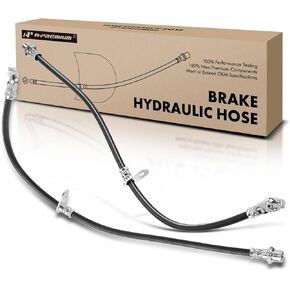 A-Premium Front Driver and Passenger Brake Hydraulic Hoses Compatible with Select Scion Models - tC 2005 2006 2007 2008 2009 2010 - Replace# 9094702D34, 9094702D33(Pack of 2)
