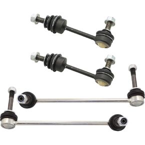 TRQ Front & Rear Sway Bar Stabilizer Link Set Compatible with 2007-2018 BMW X5 2008-2019 X6