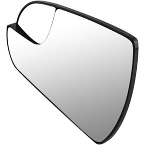 DNA Motoring OEM-MG-0017 87611F3050 Factory Style Left Side Mirror Glass w/Convex Spotter Compatible with 17-19 Elantra