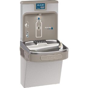 Elkay LZS8WSLP Enhanced ezH2O Bottle Filling Station & Single ADA Cooler Filtered Refrigerated Light Gray