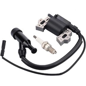 GX160 Ignition Coil for GX200 GX110 GX120 GX140 Engine Replace 30500-ZE1-033 30500-ZE1-063 30500-ZE1-073 with Spark Plug Kit