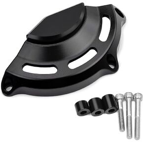Motorcycle Left Engine Cover Protection Case Stator Guard Cover compatible with Honda CBR650R CBR 650R CB650R CBR650F CB 650F CB650R 2014-2020 15 16 17 18 2019 (Black)