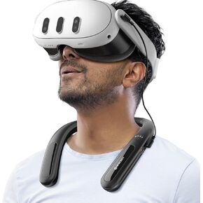 NEWDERY Battery Pack for Oculus Quest 2, 10000mAh Hanging Neck Power Bank for Extra 6-8H Playtime, PD Fast Charger for Meta Quest 1/2 / 3 / Pro, Pico 4/4 Pro, HTC Vive, PSVR 2 in Kuwait