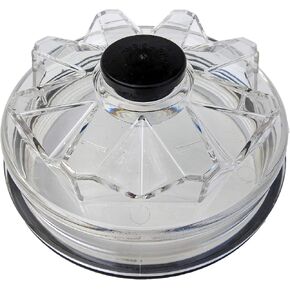 340-4975 Replacement Clear Poly-Carbonate Spin-on Hub Cap with O-Ring