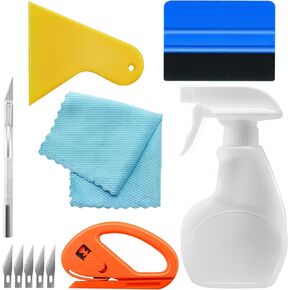 Car Window Tint Kit, 6 Pcs Window Privacy Film Installation Tint Tools, Easy to Apply Glass & Car Window Film Kit