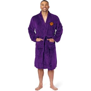 Northwest NCAA Clemson Tigers, Silk Touch Bathrobe L/XL, Purple