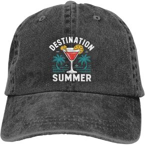 Summer Life Cocktail Art Baseball Cap Golf Dad Hat Adjustable Low Profile Cotton Hat Men Women