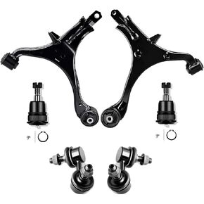 SCITOO 6pcs Front Suspension Kit Lower Control Arm Ball Joints Sway Bar Links Fit For 2002-2006 For Honda CR-V