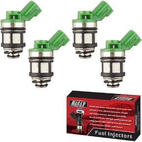 Set of 4 Fuel Injectors 16600-1S700 FJ397 Replacement Compatible with Nissan Pickup Frontier Xterra 2.4L - Replaces JS4D-5 JS4D-2 842-18125 4G1464