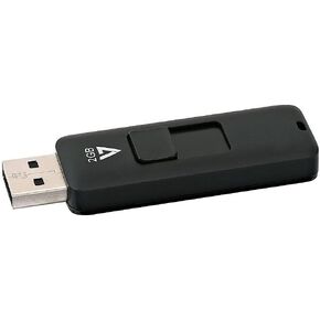 V7 VF264GAR-BLK-3N 64GB Black Flash Drive USB2.0