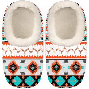 Pardick Slippers for Women and Men Warm Fuzzy House Slippers Pumpkin Ghost Anti-Skid Cozy Fluffy Slippers Outdoor Indoor Couple Style Casual Shoes