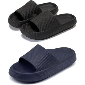 rosyclo Cloud Slippers + Arch Support Slides for Women and Men
