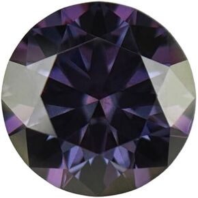 0.5-4ct Violet Purple Color Loose Moissanite Stones Round Brilliant Cut Moissanites Gemstone For Jewelry Making