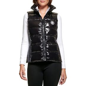 DKNY Women's Super Wet Cire Puffer Vest in Saudi Arabia