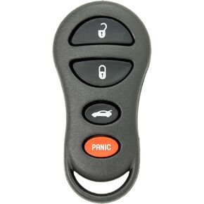 Keyless2Go Replacement for New Keyless Entry 4 Button Remote Car Key Fob for Vehicles That Use GQ43VT17T