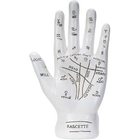 Pacific Giftware Psychic Palmistry Hand Fortune Teller Divination Diagram Resin Figurine