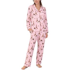 Bedhead PJs Organic Cotton Long Sleeve Classic PJ Set Christmas Chic XL (US 16)