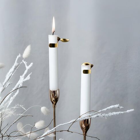 OLEEK(2Pcs Automatic Candle Extinguisher Gold Ring, Candle Extinguisher Automatic Candle Snuffer, Candle Set auto Candle Extinguisher Snuffer Candle Care kit Candle Accessories Swedish Candle Snuffer in Kuwait