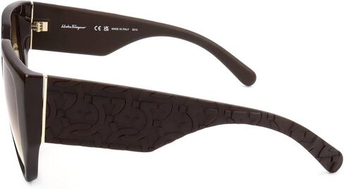 نظارات فيراغامو الشمسية SF 1088 SE 208 بني داكن in Kuwait