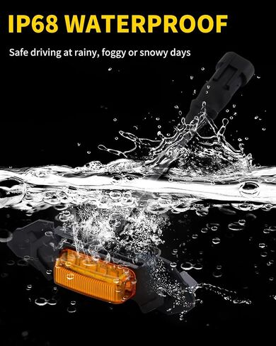 Amber LED Lights 4PCS Front Grille Raptor Lamps Car Accessories with Harness and Fuse, Compatible with 2019 2020 2021 2022 Toyotaa RAV4 Hybrid LE, XLE, XLE Premium, SE, XSE, Limited in Saudi Arabia