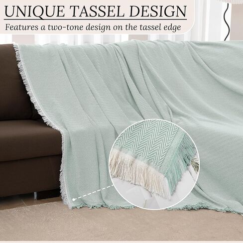 HDCAXKJ Sectional Couch Covers L Shape Corner Sofa Cover Blanket Jacquard Knitted U Shaped Sofa Slipcovers with Tassel Soft Washable Non Slip Pet Dog Furniture Protector (Grey, 91x276 inch) in Saudi Arabia