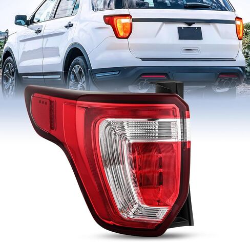 مجموعة الضوء الخلفي Nilight متوافقة مع 2011 2012 2013 2014 2015 Ford Explorer استبدال المصباح الخلفي طراز OE مع مصابيح LED وهالوجين جانب السائق in Kuwait