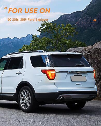 مجموعة الضوء الخلفي Nilight متوافقة مع 2011 2012 2013 2014 2015 Ford Explorer استبدال المصباح الخلفي طراز OE مع مصابيح LED وهالوجين جانب السائق in Kuwait