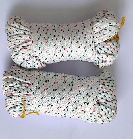 ندى بيجامة دوري بخيوط متعددة الألوان من القطن للملابس الهندية والفساتين الهندية، بيجامة، ليهانجا، ساري باتيكوت، سراويل مع عصا (عبوة من قطعتين) in Kuwait