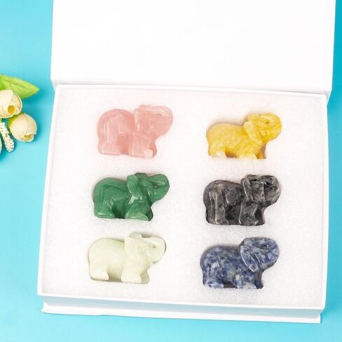 Green Elephant Ornament, Elephant Statue, Jade Stone Handcraft Natural Green Jade Stone Elephant Statue Decor Toys in Hand Home Décor Accents Sculptures in Saudi Arabia