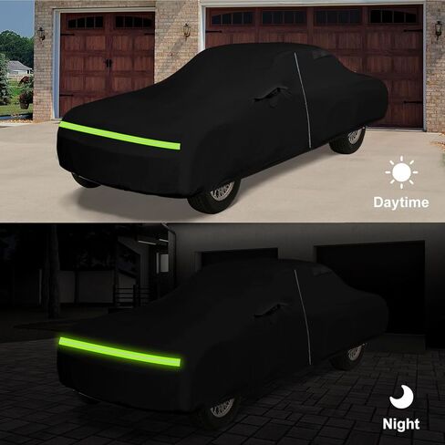 غطاء سيارة مقاوم للماء من SAPUBK متوافق مع ملحقات 1977-1996 Chevy Caprice 2/4 باب كوبيه/سيدان، أغطية سيارات كلاسيكية لجميع الأحوال الجوية مع باب داخلي من القطن والسحاب للحماية من المطر الثلجي in Kuwait