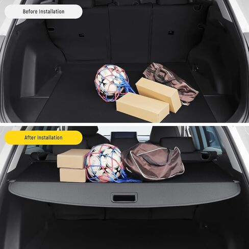 ZZEQYG Cargo Cover for 2015-2024 Nissan Murano Accessories Carbon Fiber Texture Retractable Trunk Security Shield Shade Privacy Screen (Carbon Fiber) in Saudi Arabia