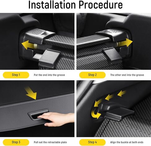 ZZEQYG Cargo Cover for 2015-2024 Nissan Murano Accessories Carbon Fiber Texture Retractable Trunk Security Shield Shade Privacy Screen (Carbon Fiber) in Saudi Arabia