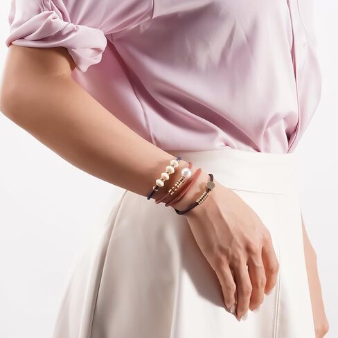 Hair Ties Bracelet Boho Hair Tie for Women Thick Hair, Lolalet Super Cute Soft Braided Hair Elastics Bands, Strong No Pull Nylon Hair Ponytail Holder for Thin Long Curly Hair -12 Pcs, Style F in Saudi Arabia