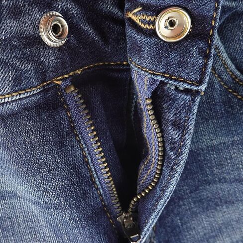 KIDSCOOL SPACE Boys Slim Fit Jeans,Kids Elastic Band Inside Ripped Stretch Denim Pants in Kuwait