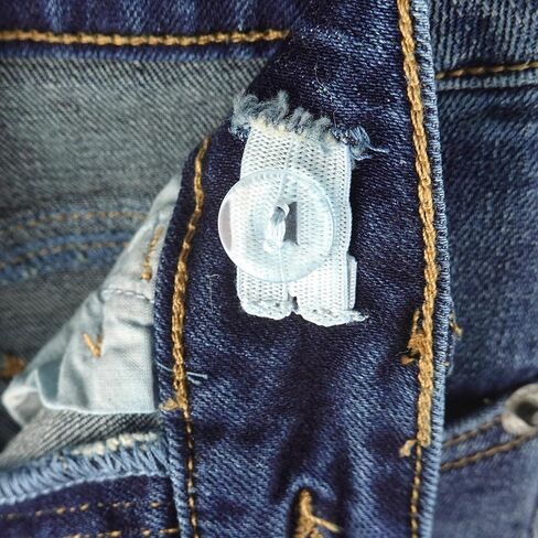 KIDSCOOL SPACE Boys Slim Fit Jeans,Kids Elastic Band Inside Ripped Stretch Denim Pants in Kuwait