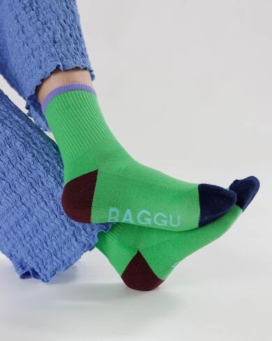Ribbed Sock - Black - M/L in Saudi Arabia