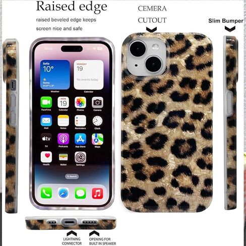 حافظة J.west iPhone 11، تصميم فاخر لامع لؤلؤي لامع، غطاء خلفي من السيليكون الناعم الشفاف الشفاف للفتيات والنساء لهاتف Apple iPhone 11 6.1 بوصة (ملون) in Kuwait