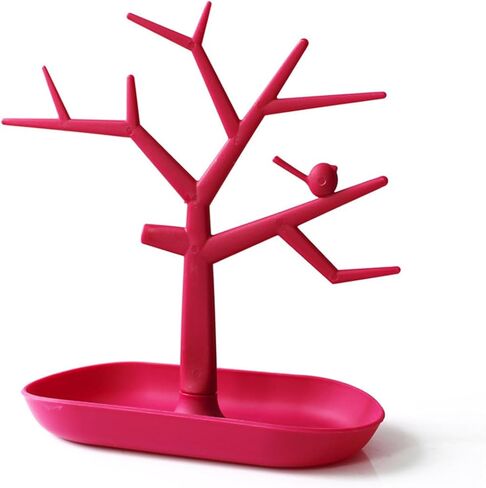 Stand Jewelry Display,9.8x10.6 Inch Birds Tree Jewelry Tree Organizer,Necklaces and Earrings Ring Tree Holder Display Jewelry Tower Tree (Black) in Saudi Arabia