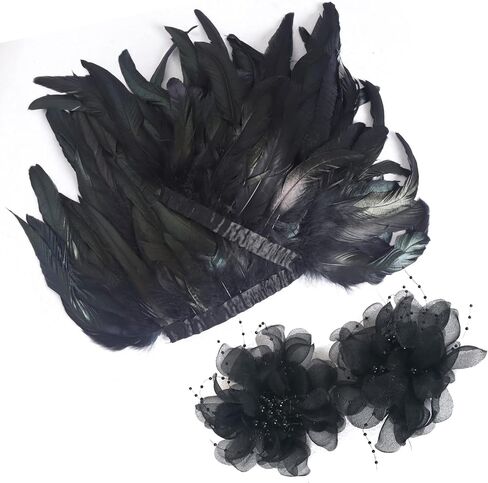 HOMELEX Shoulder Pad with Feathers Wings - Feather Harness Carnival Costumes for Women Masquerade Ball Raven Costume in Saudi Arabia
