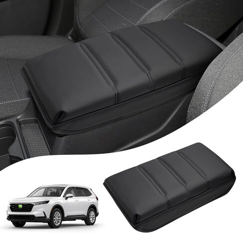 Autorder Center Console Cover for 2023 2024 2025 Honda HRV HR-V Accessories Armrest Cushion Cover Nappa Leather Middle Console Covers HRV Console Cushion Pad Anti-Scratch in Kuwait