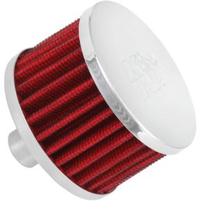K&N Vent Air Filter/Breather: High Performance, Premium, Washable, Replacement Engine Filter: Flange Diameter: 0.75 in, Filter Height: 2 in, Flange Length: 0.875 in, Shape: Breather, 62-1160