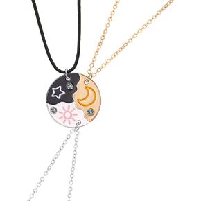 Best Friend Matching Necklaces for 3 Friendship Necklaces Gifts for Women Friends Birthday Christmas Gift for Besties Puzzle Piece Necklace for 3 Sisters Long Distance Friendship Necklaces for 3